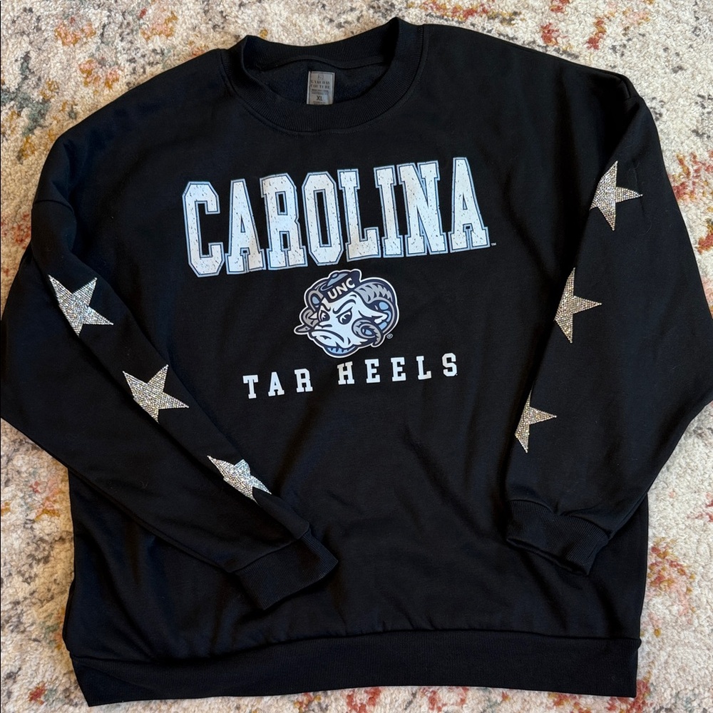 Carolina Tar Heels Black Sweatshirt